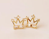 Sweet Prince Crystal Stud Earrings for Women