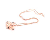 Swan Pendant Rose Gold Crystal Necklace