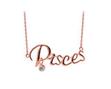 Constellation Pisces Crystal Necklace
