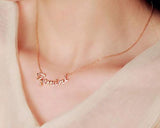 Constellation Aries Crystal Necklace