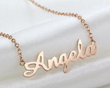 925 Sterling Silver Personalized Custom Name Pendant Necklace