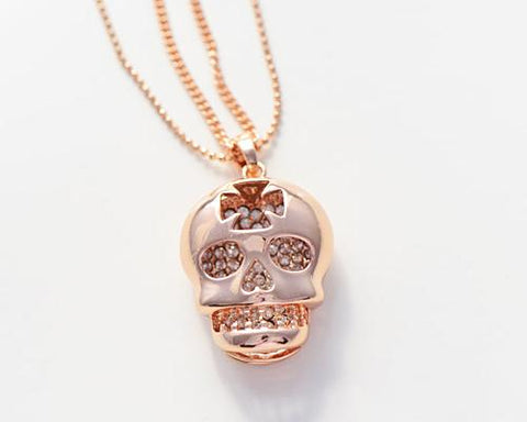 Skull Crystal Necklace