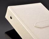 Portable Jewelry Organizer Earring Storage Book - White