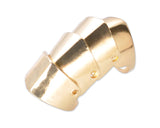 Unisex Punk Gothic Joint Hinged Full Knuckle Armor Finger Ring - Gold