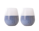 350 ml Unbreakable Stemless Wine Glasses - Set of 2