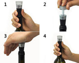 Plastic Wine Bottle Stopper with Vacuum Pump