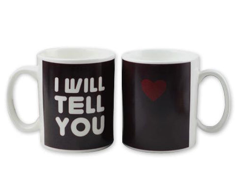 Tell You I Love You Color Changing Couple Coffee Mugs