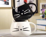 300ml Cat Face Couple Coffee Mug