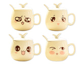 Facial Expression Series Ceramic Coffee Cup