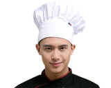 Mushroom Style Adjustable Chef Hat with Elastic Band