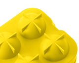 4.5cm Flexible Silicone Ice Balls Molds - Yellow