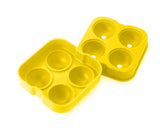 4.5cm Flexible Silicone Ice Balls Molds - Yellow
