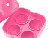 4.5cm Flexible Silicone Ice Balls Molds - Pink