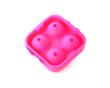 4.5cm Flexible Silicone Ice Balls Molds - Magenta