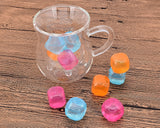 Whiskey Ice Cubes Rocks Stones Wine Beer Chillers - 6 Pcs Square