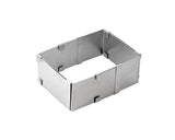 Adjustable Stainless Steel  Square Frame Mould Cake Ring