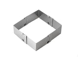 Adjustable Stainless Steel  Square Frame Mould Cake Ring