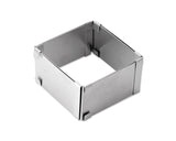 Adjustable Stainless Steel  Square Frame Mould Cake Ring