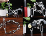 Chain Suspension Sliver Wine Bottle Holder Unique