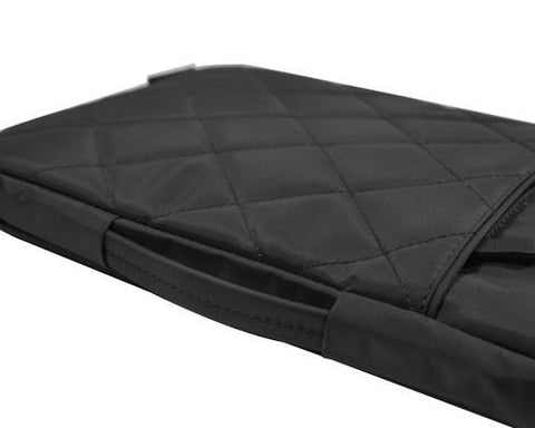 Diamond Series MacBook Sleeve Case with Handle - Black