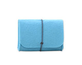 Wool Series MacBook Accessories Hand Pouch - Blue