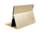 Lusso Series iPad 2 New iPad Flip Leather Case - Gold