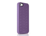 Odoyo SharkSkin Series iPhone 5 and 5S Silicone Case - Grape Purple
