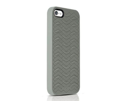 Odoyo SharkSkin Series iPhone 5 and 5S Silicone Case - Mist Gray