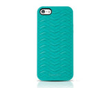 Odoyo SharkSkin Series iPhone 5 and 5S Silicone Case - Teal Blue