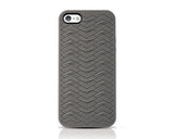 Odoyo SharkSkin Series iPhone 5 and 5S Silicone Case - Smoke Gray