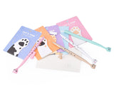 Funny Cats Stationery Set with Pencil Case, Pens and Sticky Notes - B