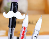 Mustache Stationery Set with Pencil Case, Pens and Sticky Notes