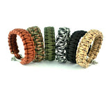 Survival Bracelet Strap With Stainless Steel U Shackle - Desert Camo