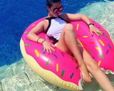 Giant Inflatable Donut Pool Float Toy - Pink