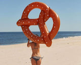 Giant Pretzel Inflatable Pool Float - Brown