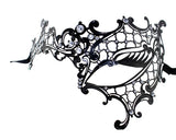 Masquerade Mask Crystal Half Eye Mask