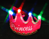 5 Bulbs Printed LED Crown for Birthday Party