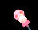 Halloween Party Decoration Flash LED Handheld Stick Light Lamp-Skull
