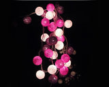 20 Cotton Balls LED String Light for Christmas Party Decoration