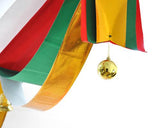 5M Wavy Flag Hanging Ceiling Banners for Christmas Decoration