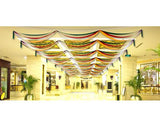 5M Wavy Flag Hanging Ceiling Banners for Christmas Decoration