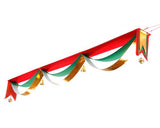 5M Wavy Flag Hanging Ceiling Banners for Christmas Decoration