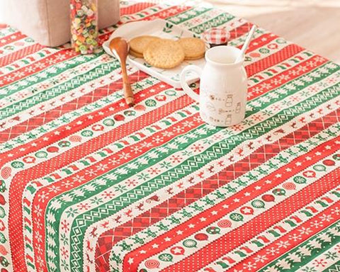 Christmas Printed Washable Tablecloth