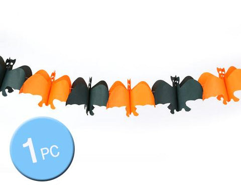 Halloween Theme Party Props Decoration Pennant Banner - Bat