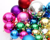 36 Pcs Multi-Color Christmas Painted Ball Ornaments
