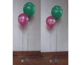 5 Pcs Helium Balloon Hanger Five Ring Ornaments for Party Decoration