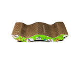 Corrugated Cardboard Cat Scratcher Board with Catnip