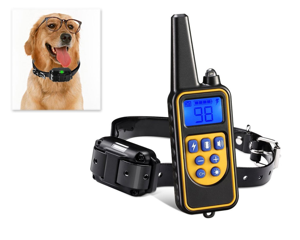 Waterproof Anti Bark Dog Collar with Rechargeable Remote and Receiver