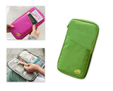 Multi-function Zipper Passport Wallet - Green