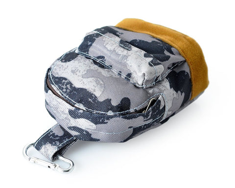 Mini Backpack Coin Purse - Gray Camo